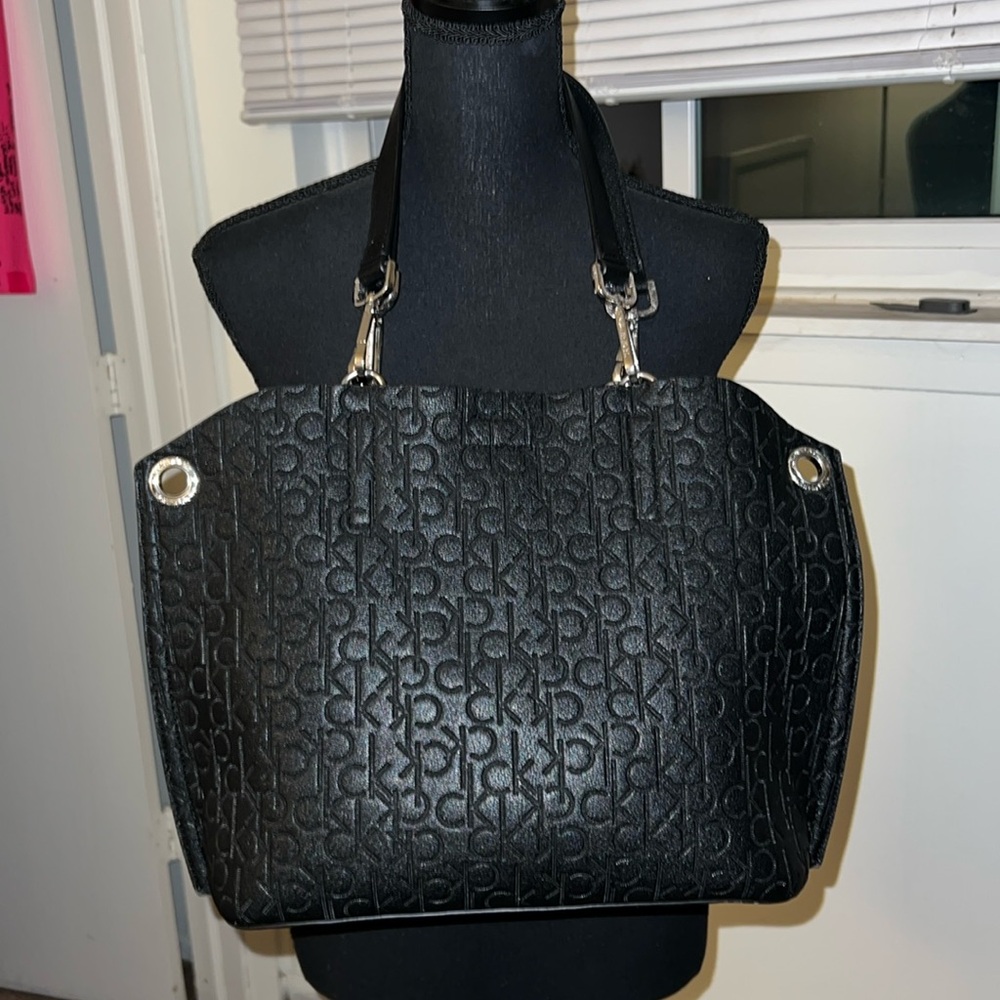 Calvin Klein Shoulder Bag / Black / Silver